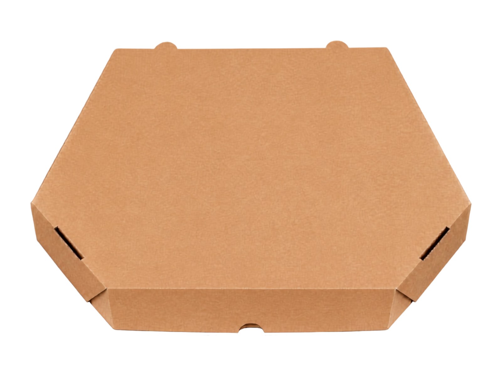 Caixa de pizza kraft lisa, sem impressão